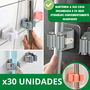 SUPORTE PARA PENDURAR E ORGANIZAR VASSOURAS - GRIPHOLD™