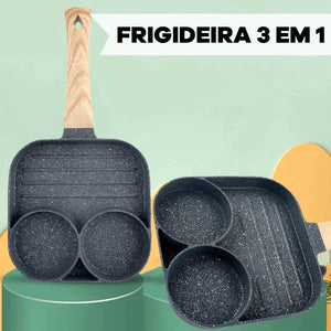 FRIGIDEIRA ANTIADERENTE 3 EM 1 - FRIGIPAN™