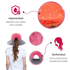 CHAPÉU DE PROTECÇÃO SOLAR DOBRÁVEL - SUNNY HAT™