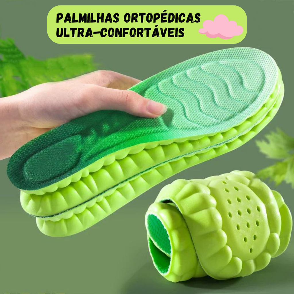 PALMILHAS ORTOPÉDICAS ULTRA-CONFORTÁVEIS - FLEXIFIT™