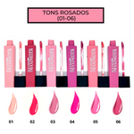 MAXIMIZER™ -  Conjunto de 6 Lip Gloss 24 Horas com efeito volumizador e ácido hialurónico