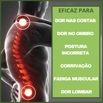 CORRECTOR DE COSTAS 2 EM 1 COM TECNOLOGIA DE MAGNETOTERAPIA - BACKPOSTURE™