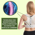 CORRECTOR DE COSTAS 2 EM 1 COM TECNOLOGIA DE MAGNETOTERAPIA - BACKPOSTURE™