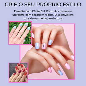 Conjunto de 6 Esmaltes de unhas com Efeito Gel -  SUPERSHINE™