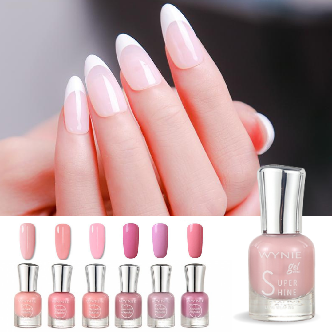 Conjunto de 6 Esmaltes de unhas com Efeito Gel -  SUPERSHINE™