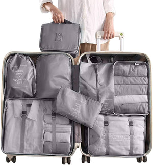 CONJUNTO DE ORGANIZADORES DE BAGAGEM 6 EM 1 - TRAVEL ORGANISER™