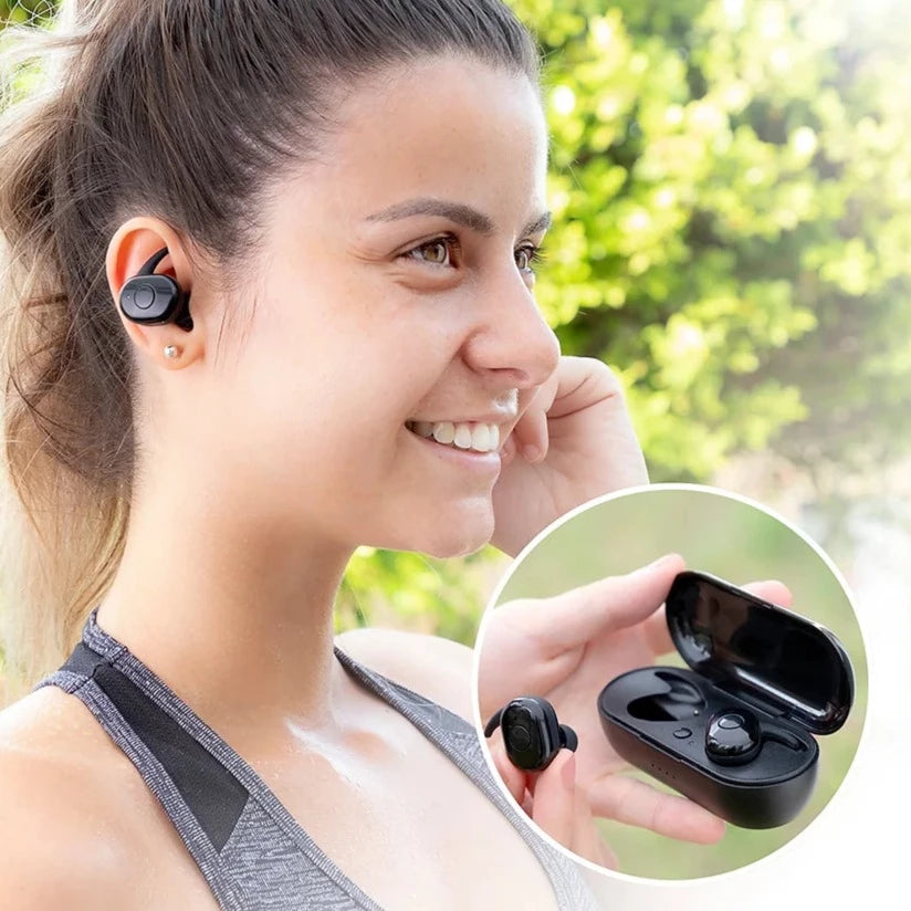 AURICULARES SEM FIOS COM CARGA MAGNÉTICA - BUDS SPORT PLUS™