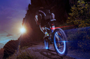 LUZES DE SEGURANÇA PARA RODA DE BICICLETA - SAFETY LIGHT™