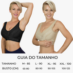 PACOTE DE 3 SOUTIENS PUSH-UP SEM ARAME E RENDA - COMFORTISSE PUSH UP BRA™