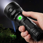 LANTERNA TÁCTICA MILITAR COM ZOOM E LUZ UV INTEGRADA - TACTILIGHT™