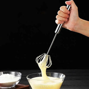 BATEDOR ROTATIVO MANUAL DE AÇO INOXIDÁVEL - EASY WHISK™