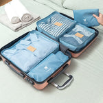 CONJUNTO DE ORGANIZADORES DE BAGAGEM 6 EM 1 - TRAVEL ORGANISER™