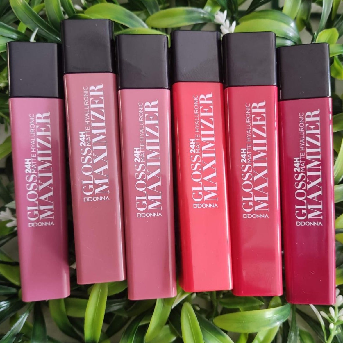 MAXIMIZER™ -  Conjunto de 6 Lip Gloss 24 Horas com efeito volumizador e ácido hialurónico